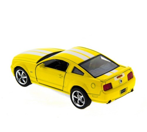 Машина Kinsmart 1:38 Ford Mustang GT с полосками инерция (1/12шт.) б/к