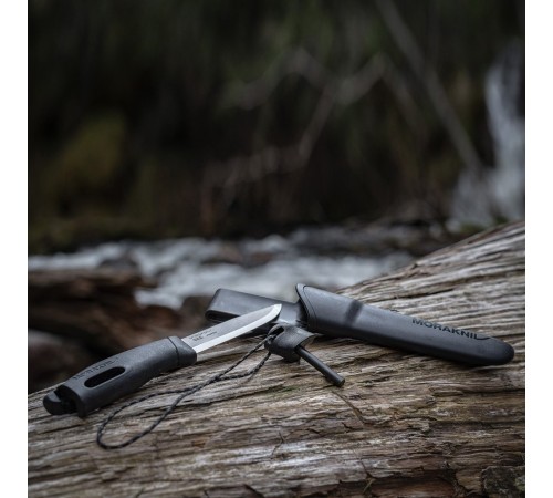 Нож Morakniv Companion Spark Black, нержавеющая сталь, 13567