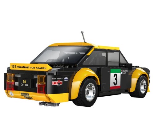 Радиоуправляемый конструктор CaDA спортивная машинка Fiat Abarth 131 1/24 (216 деталей)