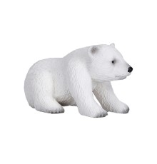 Фигурка KONIK Белый медвежонок (сидящий)