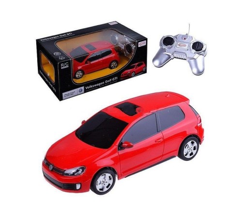Р/У машина Rastar Volkswagen Golf GTI 1:24, цвет красный 27MHZ