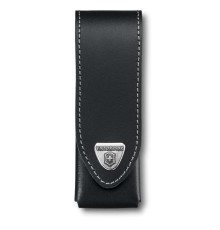Чехол на ремень VICTORINOX для ножей 111 мм толщиной до 6 уровней, кожаный, чёрный