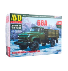 Сборная модель AVD Автомобиль грузовой 66А, 1/43