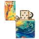 Зажигалка ZIPPO Classic с покрытием 540 Tumbled Brass, латунь/сталь, разноцветная, 38x13x57 мм