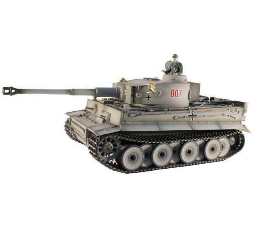 P/У танк Taigen 1/16 Tiger 1 (Германия, ранняя версия) HC 2.4G RTR серый