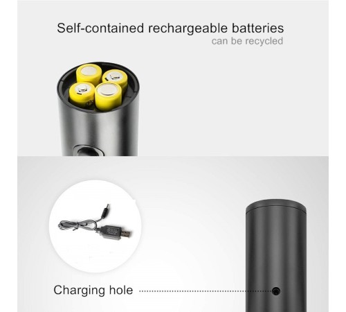 Электрический штопор для вина в подарочном тубусе Vinoman Electric Corkscrew