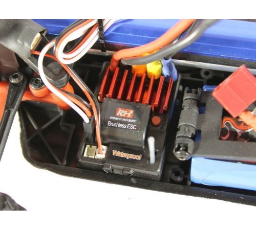 Радиоуправляемый шорт-корс Remo Hobby Rocket Brushless UPGRADE V2.0 (красный) 4WD 2.4G 1/16 RTR