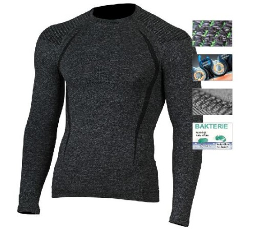 Футболка  мужская TOLO/ дл. рукав/ синтетика / черная/ L-XL, TOLO8990LXL