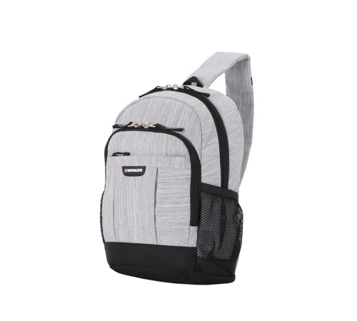 Рюкзак WENGER с одним плечевым ремнем 13'', ткань Grey Heather, 24x14x34,3 см, 12 л