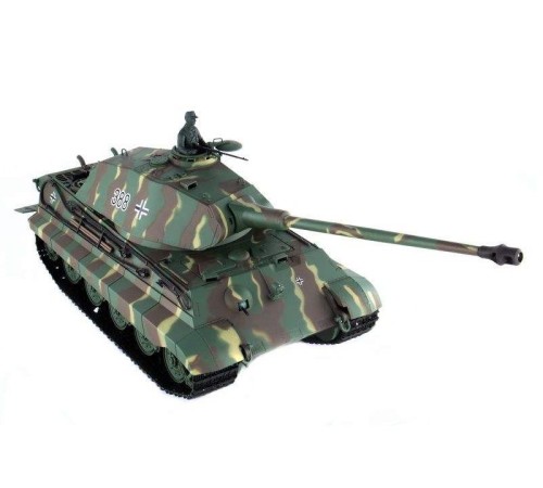 Радиоуправляемый танк Heng Long King Tiger (башня Porsche) Original V6.0  2.4G 1/16 RTR