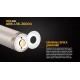 Аккумулятор 18650 Fenix 2600U mAh с разъемом для USB, ARB-L18-2600U