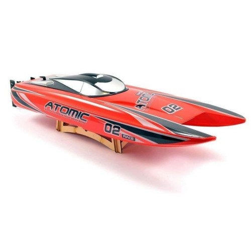 Радиоуправляемый катамаран Volantex RC ATOMIC 700 красный Brushless 2.4G LiPo RTR