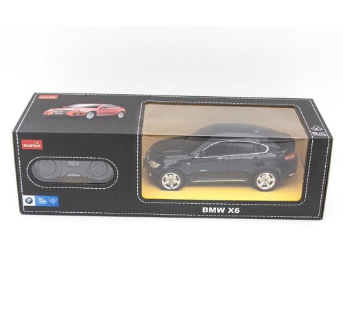 Р/У машина Rastar BMW X6 1:24, цвет чёрный 27MHZ