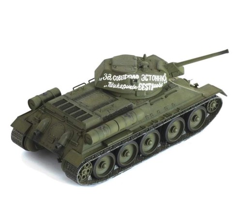 Сборная модель ZVEZDA Советский средний танк Т-34/76 (обр. 1942 г.), подарочный набор, 1/35