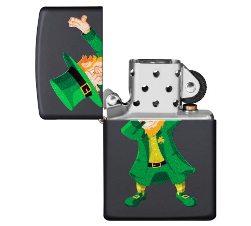 Зажигалка ZIPPO Classic с покрытием Black Matte, латунь/сталь, чёрная, матовая, 38x13x57 мм