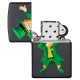 Зажигалка ZIPPO Classic с покрытием Black Matte, латунь/сталь, чёрная, матовая, 38x13x57 мм