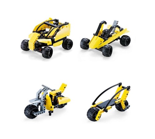 Конструктор CaDA Technic багги-квадроцикл-мотоцикл 8 в 1 (338 деталей)