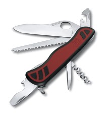 Нож перочинный VICTORINOX Forester, 111 мм, 10 функций, с фиксатором лезвия, красный с чёрным