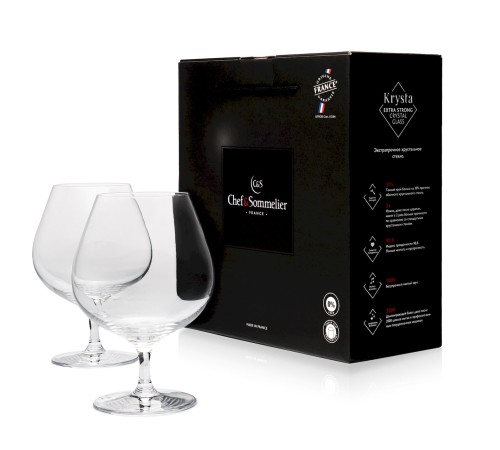 Бокалы для бренди Chef&Sommelier Spirits 700 мл. / 2 шт. в п/у.