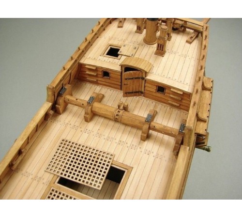 Сборная картонная модель Shipyard флейт Schwarzer Rabe (№39), 1/96