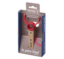 Нож для чистки овощей Opinel Peeler, деревянная рукоять, нержавеющая сталь, коробка, 001745