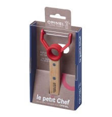 Нож для чистки овощей Opinel Peeler, деревянная рукоять, нержавеющая сталь, коробка, 001745