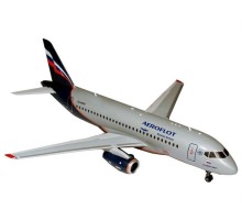 Сборная модель ZVEZDA Региональный пассажирский авиалайнер Superjet 100, подарочный набор, 1/144