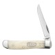 Нож перочинный ZIPPO Smooth Natural Bone Mini Trapper, 89 мм, цвет слоновой кости + ЗАЖИГАЛКА 207