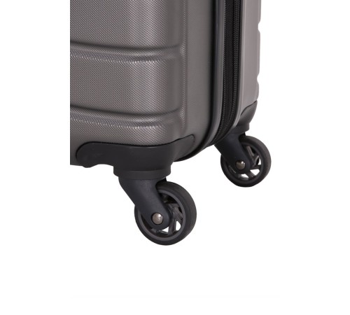 Чемодан SWISSGEAR ALVERSTONE, серый, AБC-пластик, 51,5 x 31 x 77 см, 96 л