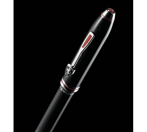 Ручка-роллер Selectip Cross Townsend Ferrari Glossy Black Lacquer / Rhodium