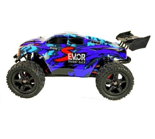 Радиоуправляемая трагги Remo Hobby S EVO-R Brushless UPGRADE (синяя) 4WD 2.4G 1/16 RTR