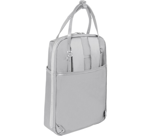 Сумка-рюкзак VICTORINOX Victoria Harmony 15,6'', серебристая, нейлон/кожа/микрозамша, 28x13x41 см