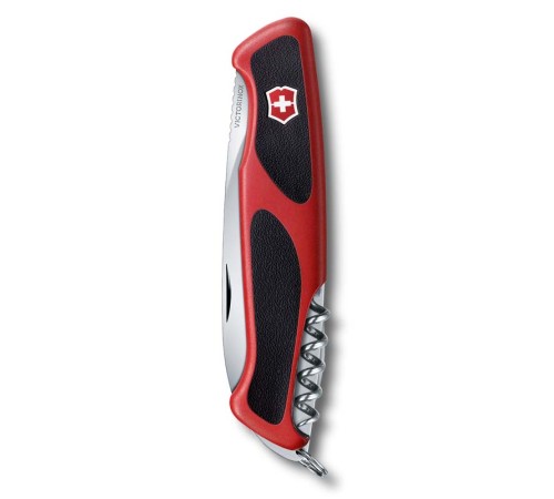 Нож перочинный VICTORINOX RangerGrip 68, 130 мм, 11 функций, с фиксатором лезвия, красный с чёрным