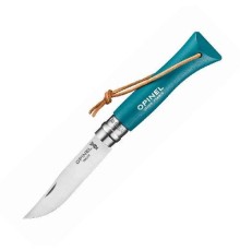 Нож Opinel №6 Trekking, нержавеющая сталь, бирюзовый, 002200