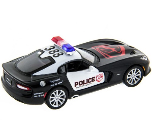 Машина Kinsmart 1:40 SRT Viper Police в асс. инерция (1/12шт.) б/к