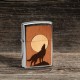 Зажигалка ZIPPO WOODCHUCK с покрытием Street Chrome™, латунь/сталь/дерево, серебристая, 38x13x57 мм