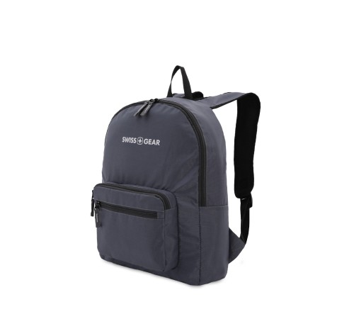 Рюкзак SWISSGEAR складной, серый, полиэстер, 33,5х15,5x40 см, 21 л