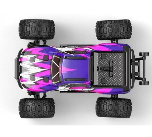 Радиоуправляемый монстр MJX Hyper Go H16H (фиолетовый) 4WD 2.4G LED GPS 1/16 RTR