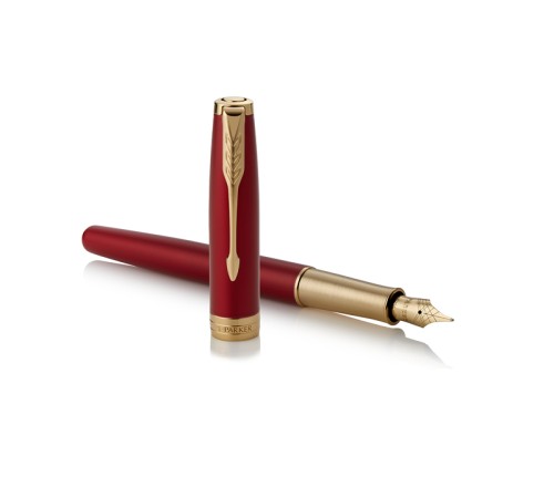 Ручка перьевая Parker ESSENTIAL Sonnet Laque Red GT