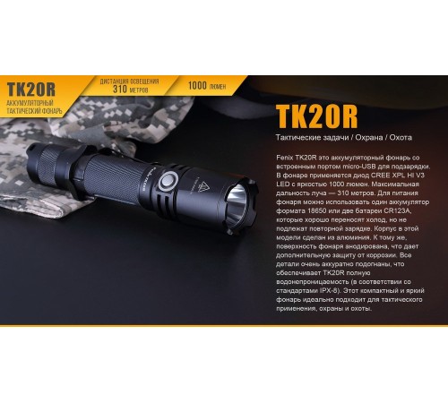 Фонарь Fenix TK20R