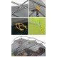 Палатка 2-местная Naturehike сверхлегкая Mongar NH17T007-M, 20D , светло-зеленый, 6927595708088