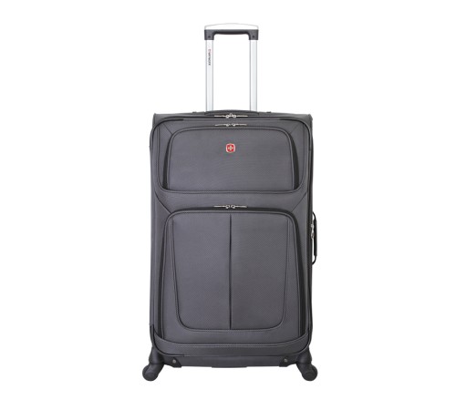 Чемодан WENGER SION, серый, полиэстер 750x750D добби, 46 x 29 x 80 см, 90 л