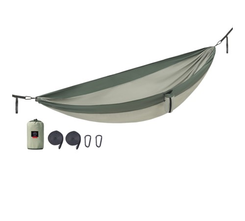 Гамак  1-местный Naturehike Ultralight NH21DC011 340T, зеленый, 6927595713600