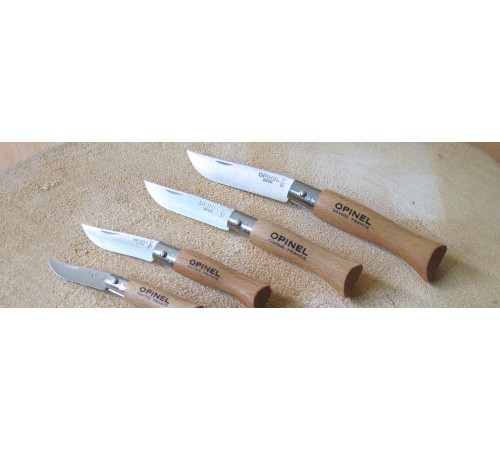 Нож Opinel №5, нержавеющая сталь, рукоять из бука, 001072