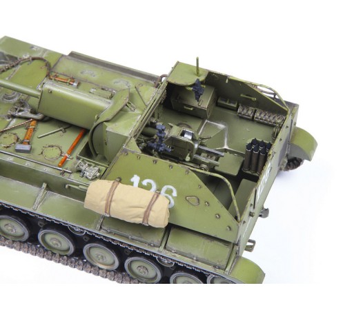 Сборная модель ZVEZDA Советская самоходная артиллерийская установка Су-76М, 1/35