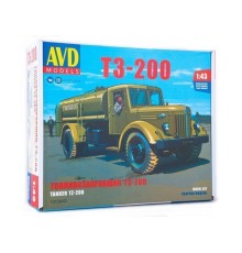 Сборная модель AVD Топливозаправщик Т3-200, 1/43