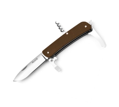 Нож multi-functional Ruike L21-N коричневвый