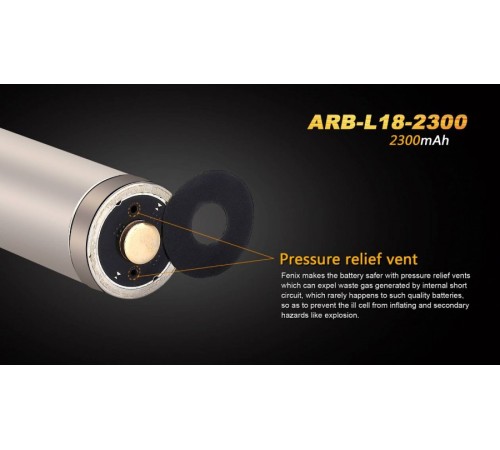Аккумулятор 18650 Fenix ARB-L2-2300 (2300mAh)