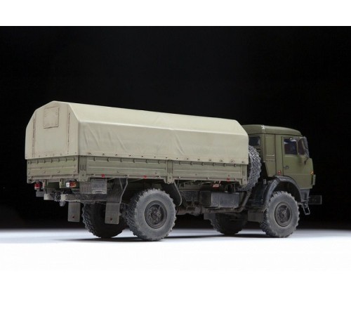 Сборная модель ZVEZDA Российский двухосный грузовой автомобиль К-4350, 1/35
