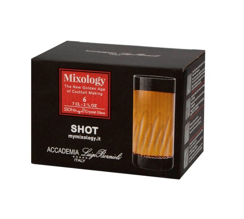 Набор стопок для водки Luigi Bormioli Mixology Shot 6 шт.